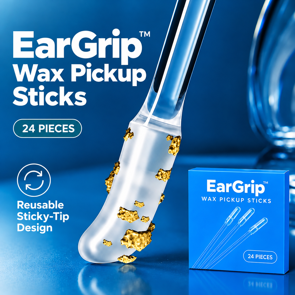 EarGrip™ Wax Pickup Sticks